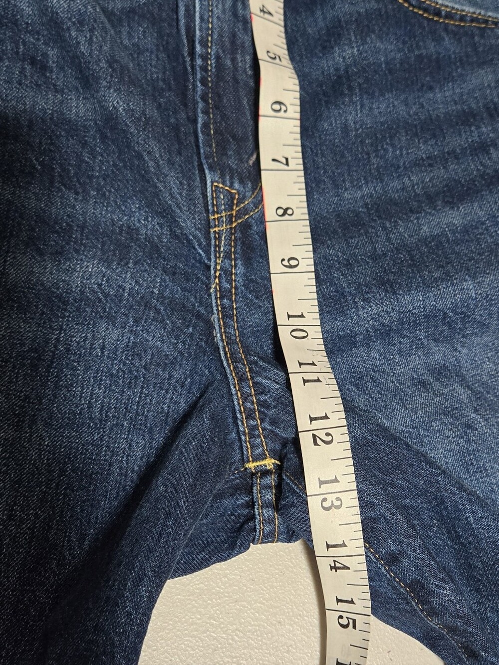 AE77 Premium Stovepipe Blue Organic Cotton Jeans Size 12 Short - Picture 10 of 13
